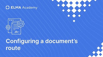 How to configure a document’s route