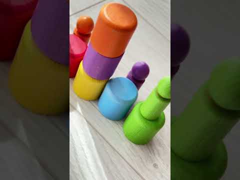 Дерев'яний сортер Веселка 900712 Igroteco, видео 1