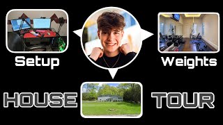 CLIX’s HOUSE TOUR + PRESENTS feat. weight room, setup, bathroom etc
