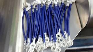 Fully automatic wire cut strip terminal machine with crimp two ends