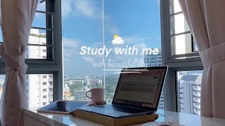 real time study with me motivation to revise: soft piano bts bgm screenshot 1