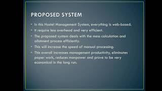 Project presentation on Hostel Management System | digital knowledge by Gaurav yadav