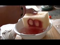 陶芸職人の竹割柄杓の施釉　Glazing practice with a bamboo ladle II