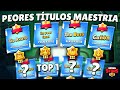 😡 LOS 8 POLÉMICOS TÍTULOS de MAESTRÍA de BRAWL STARS