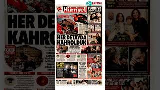 Hürriyet Gazetesi 1. Sayfa - 23 Ocak 2025