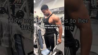 sister lucky to have a massive big brother #bigguy #gym #workout #foryou