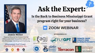 Back to Business Mississippi Grant Program