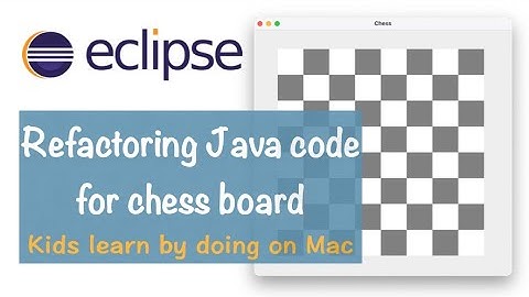 Java Chess 003: Refactoring Java code for chess board
