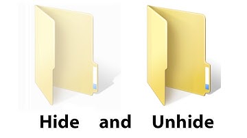 How to Hide and Unhide Folder in Windows 7, 8, XP | by King Tutorials
