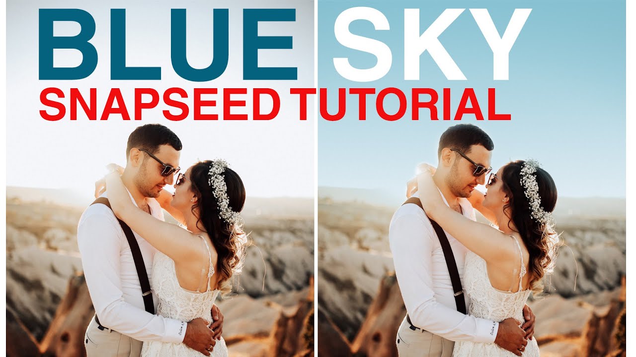[Blue Sky] How to make Sky Blue Color in Snapseed App Tutorial  | Snapseed Photo Editing tutorial