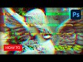 How to create vhs glitch art in adobe photoshop