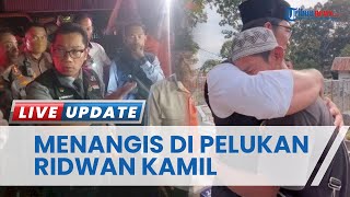 Tangis Orangtua Korban Gempa Cianjur saat Memakamkan Anaknya, Menangis Sambil Peluk Ridwan Kamil