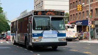 Jamaica-165th St Terminal Bound 2006 Orion VII OG HEV 3500 Q8 Bus At Jamaica Av & Parsons Blvd.