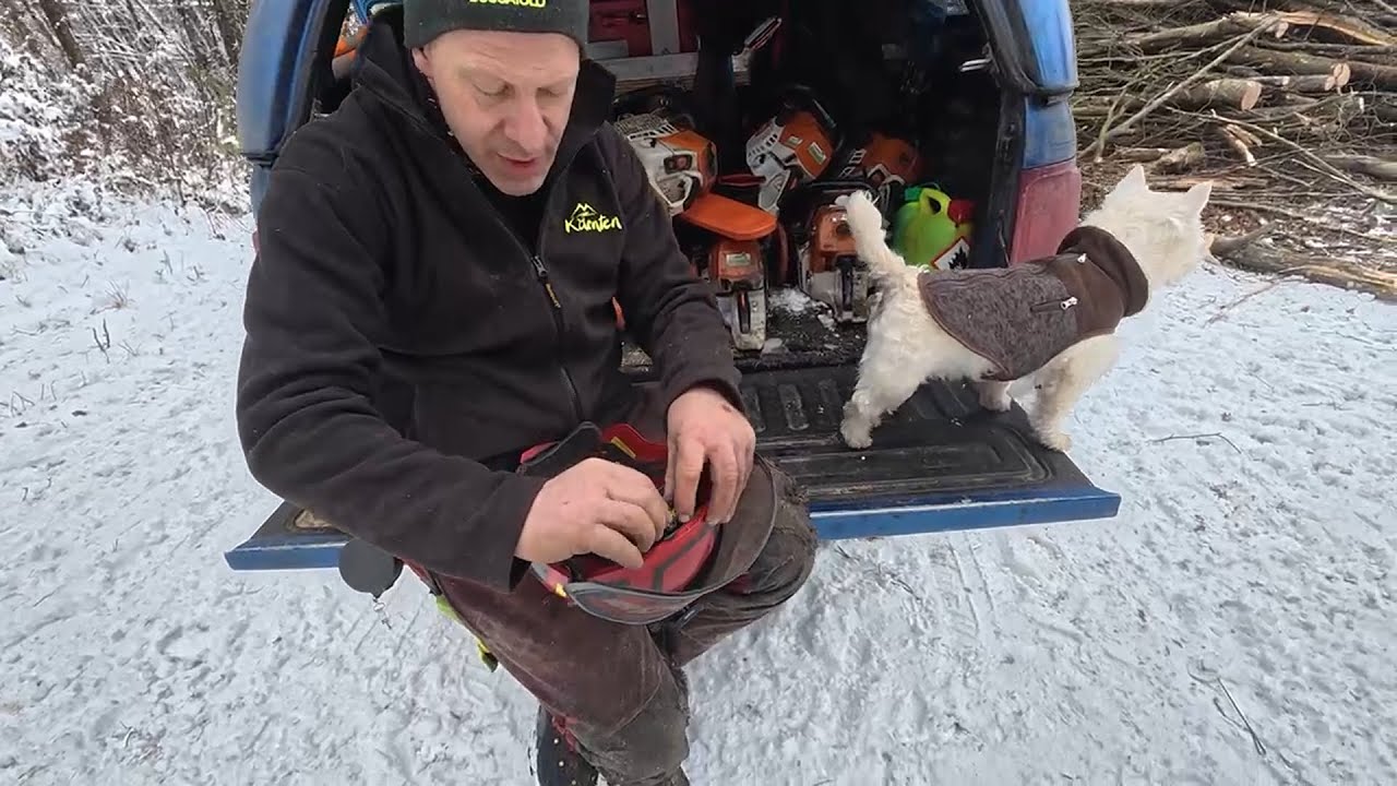 Лесозаготовка с использованием трактора Pfanner Lupine и экскаватора John Deere 1270G 8wd.