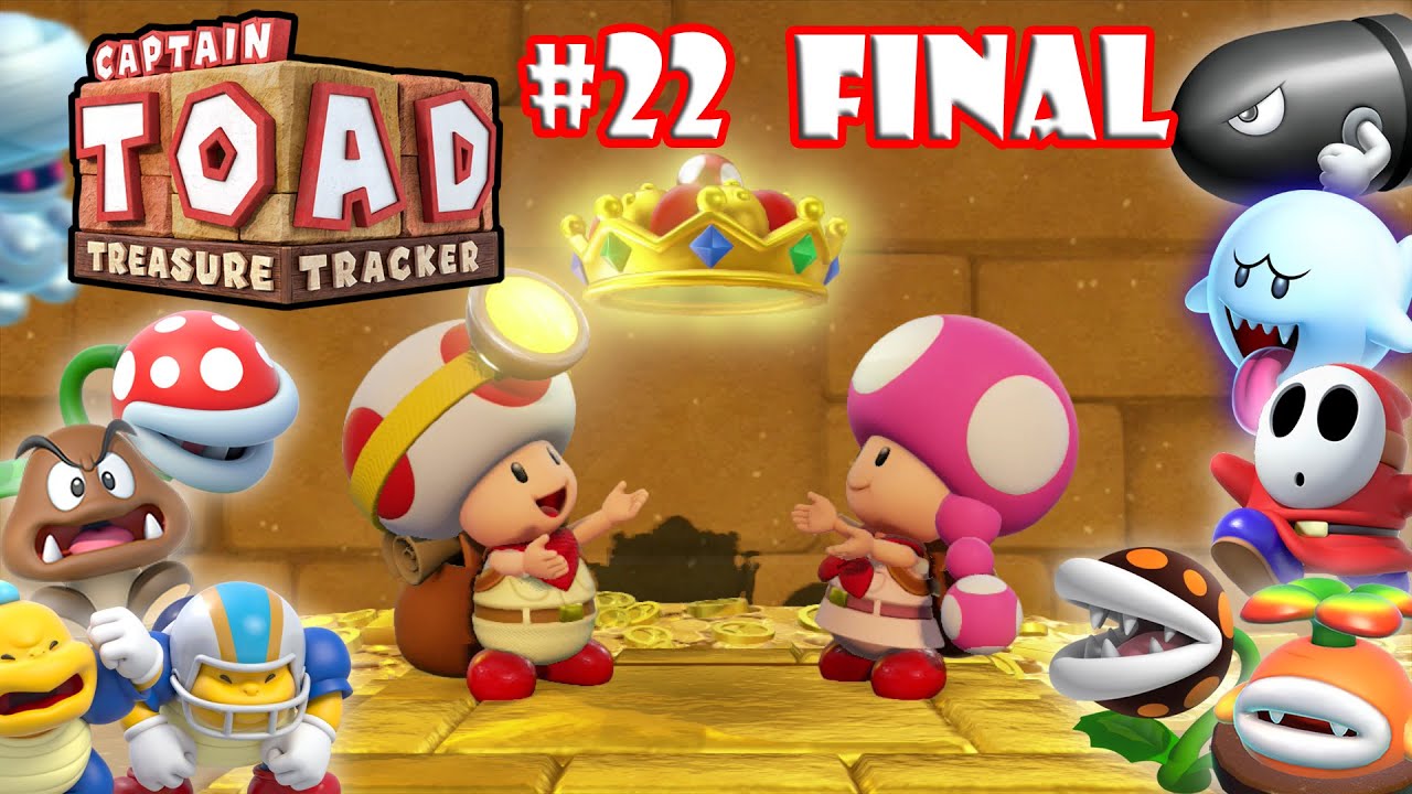 yoshiaki tsutsumi Captain Toad: Treasure Tracker 100% #22 | FINAL | El laberinto de las Imimomias / Mummy-Me Maze