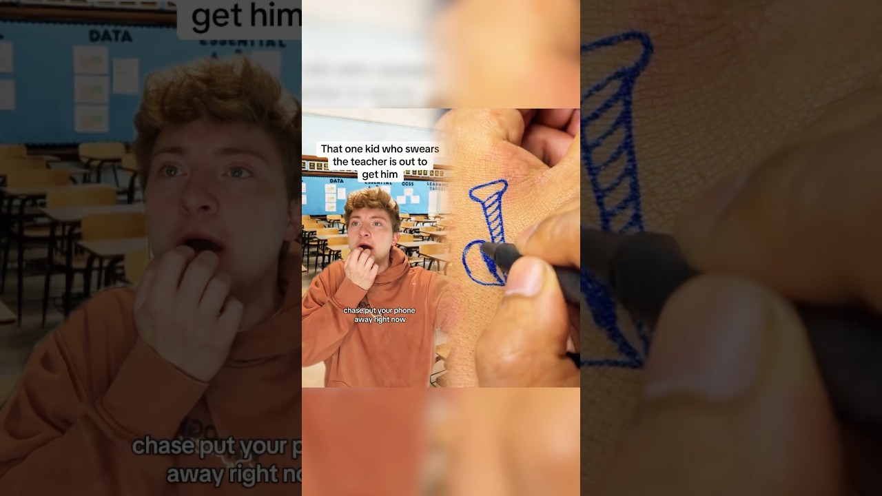 That one kid who swears the teacher is out to get him