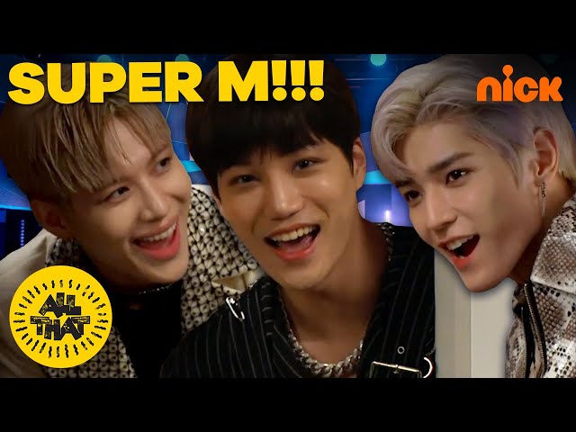 K-Pop Boy Band SuperM Performs ‘Jopping”! 🎤| All That class=