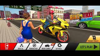 Bike Taxi Driving Simulator Motorcycle Lift Game @Proandroid @AndroidGameplayNo1 @racingcargames2602 screenshot 4