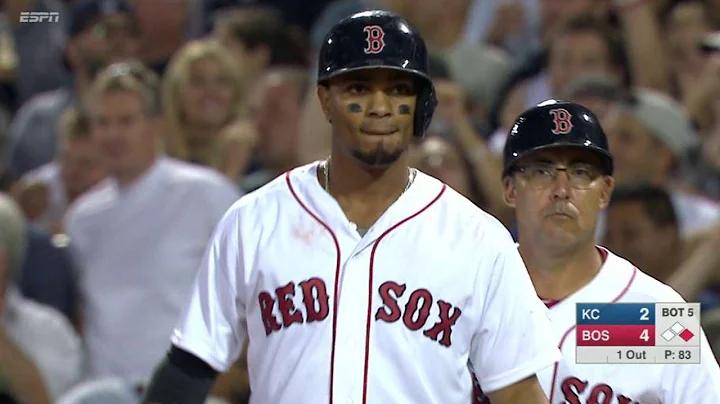 KC@BOS: Bogaerts plates Leon, Bradley with a single