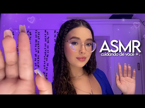 ASMR - TE PREPARANDO PARA DORMIR ✨| atenção pessoal