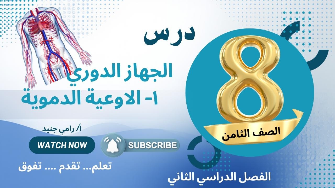 الاوعية الدموية#ثامن #تعليم #علوم#الكويت#منهج_2026
