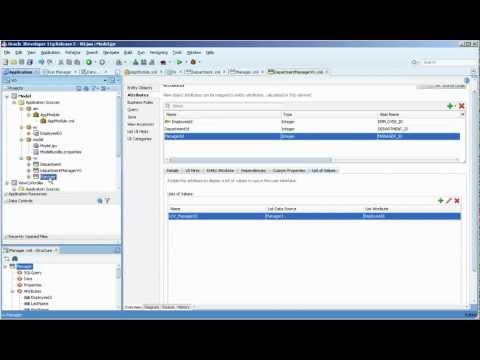 007 Jdeveloper: Cascading ListBoxes