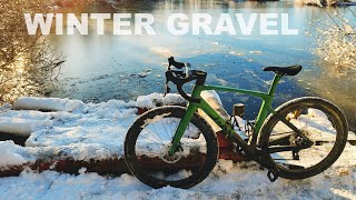 Is a carbon fiber gravel car crazy in winter A Lancia Java on snow and ice ❄️