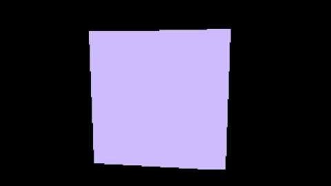 Flatshaded cube in VGA unchained mode, improved version