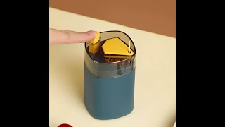 Automatic Toothpick Holder Push Pop-Up Tooth Pick Container Portable