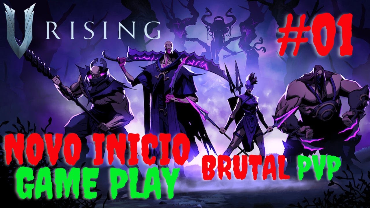 NOVO INICIO GAME PLAY - V RISING SERVER PVP BRUTAL GAME: INVADERS OF OAKVEIL