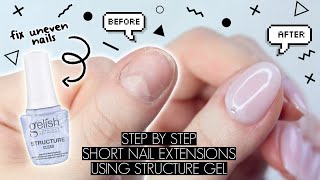 DIY SHORT GEL NAIL EXTENSIONS AT HOME | The Beauty Vault