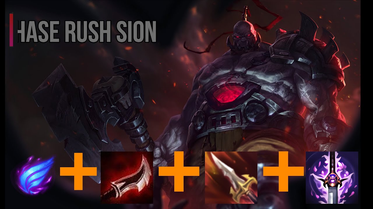 HOW TO SION! PHASE RUSH BROKEN! FULL LETHALITY