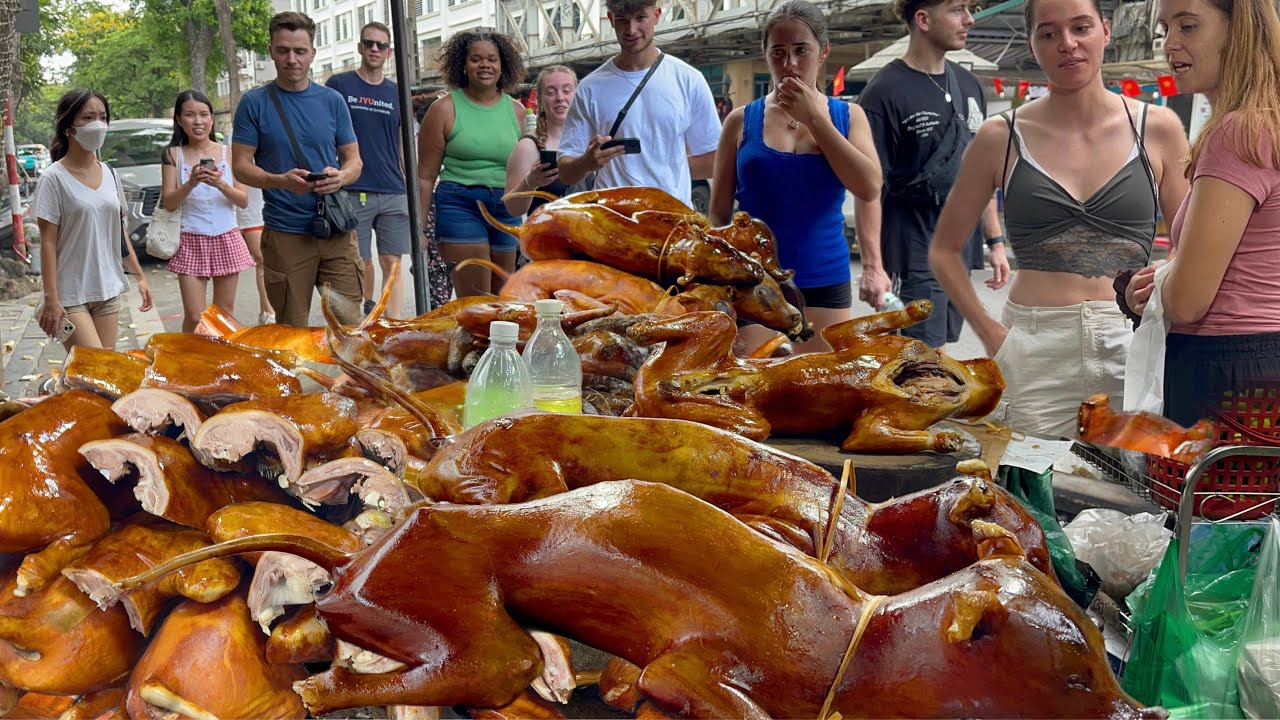 Đây là Đại lý thịt ch,ó ở phố cổ Hà Nội, cao điểm ngày bán 50 con