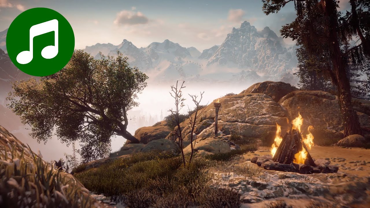 HORIZON ZERO DAWN Ambient Music & Ambience 🎵 By the Campfire (HZD OST | Soundtrack)