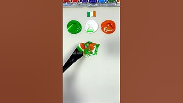 What color do mixed flags make? (Part 5) #paintmixing #colormixing #satisfying #asmrart