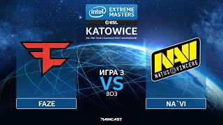 FaZe vs Natus Vincere [Map 3, Overpass] (Best of 3) IEM Katowice 2020 | Groups Stage