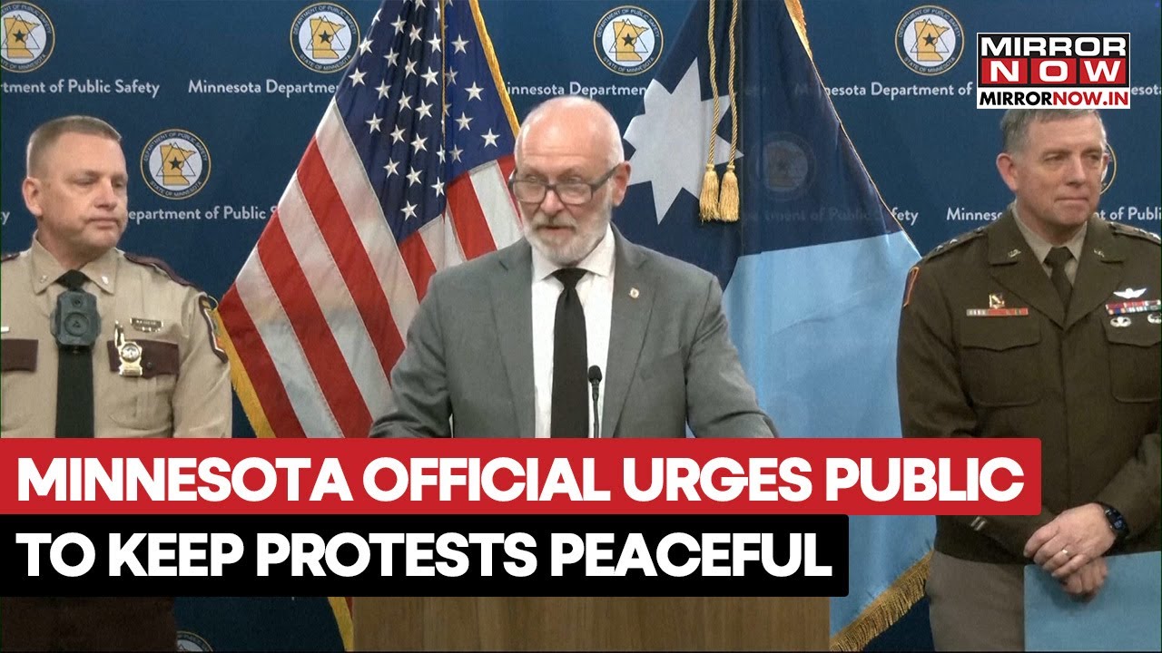 Anti-Ice Protests: Minnesota State Official Urges Public To Keep Protests Peaceful | Watch Video