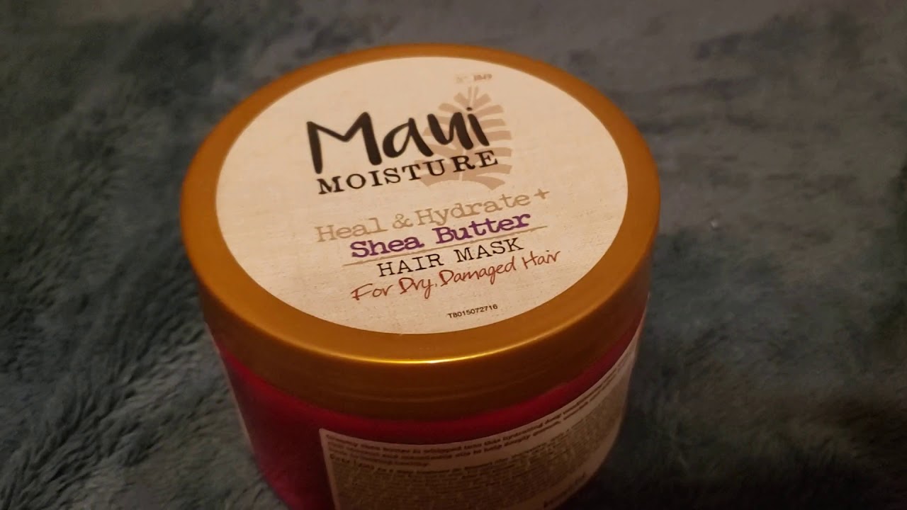 Maui Moisture hair mask for dry damage hair review YouTube