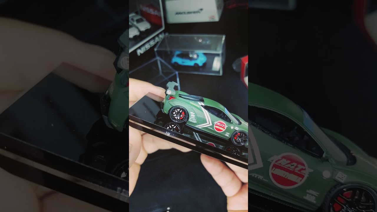 ferrari liberty walk Scalemini 1/64 vs McLaren 600Lt