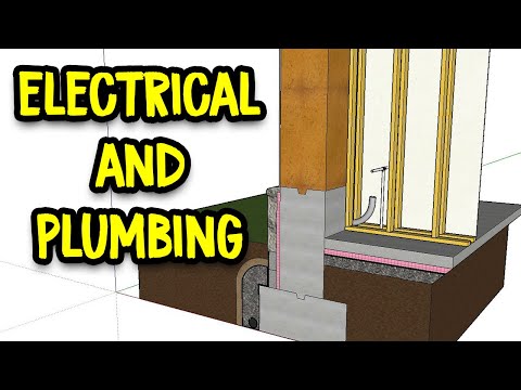 Electrical And Plumbing In A Cob Building | Cob House Building Guide -  Youtube