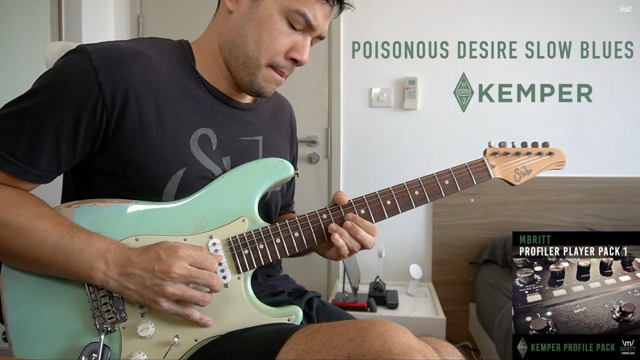 Poisonous Desire Slow Blues (Morgan RCA35 Profiler) — игровой гитарист