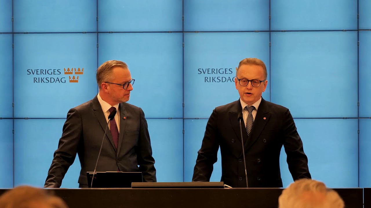 LIVE: Pressträff med Mikael Damberg och Fredrik Olovsson