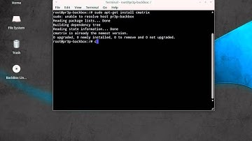 Installing Matrix on Linux Terminal - cmatirx