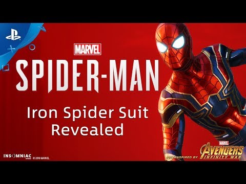 Marvel&#039;s Spider-Man - Iron Spider Suit Revealed | PS4