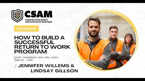 How to Build a Successful Return to Work Program