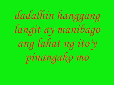 Dadalhin Kita Sa Aking Palasyo Lyrics by: Bryan Termulo