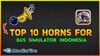 🔴Top 10 Horns For Bus Simulator Indonesia || Download Now || Variety Horns ഉണ്ട് 🔥 || Tmk Gaming