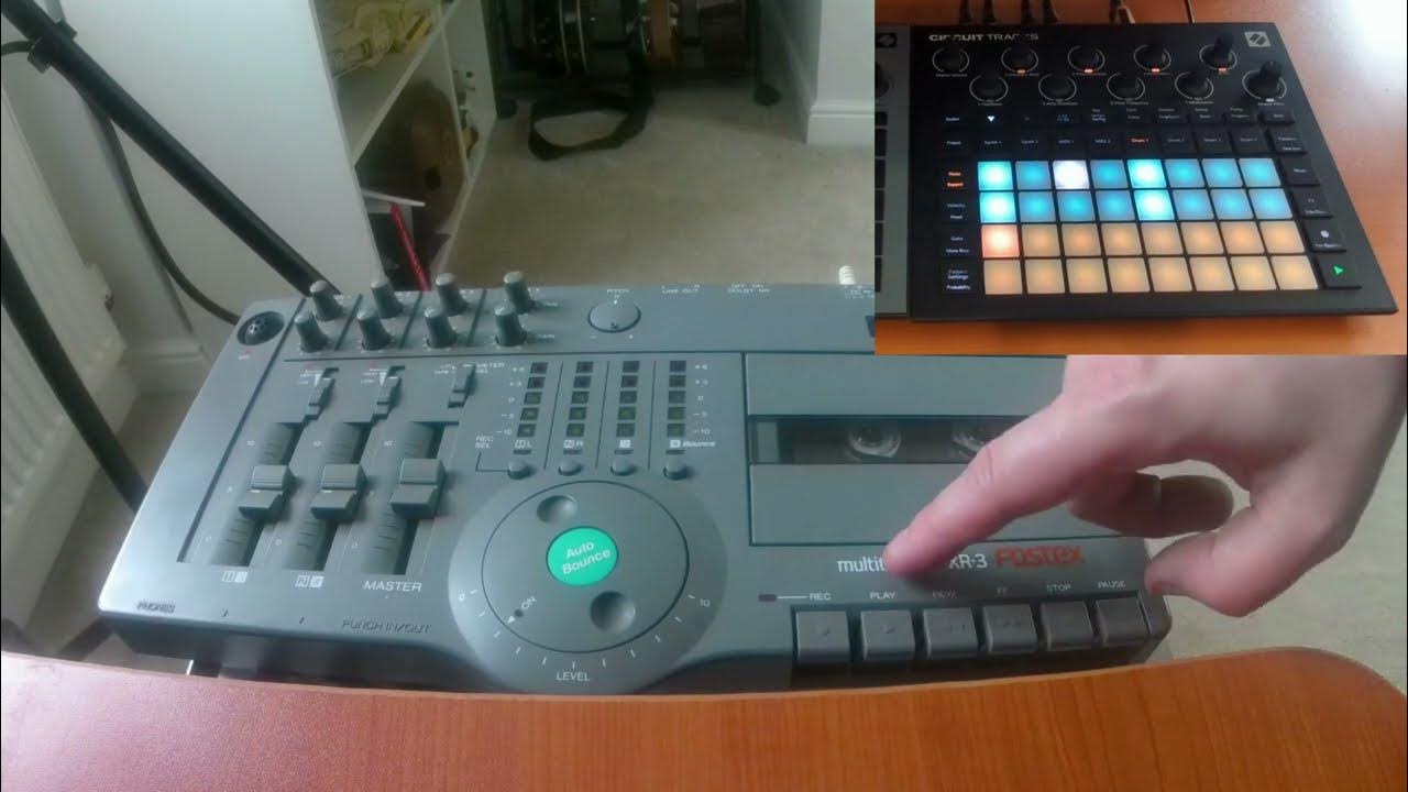 My first multitrack cassette recorder experiment YouTube