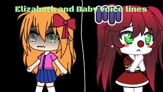 Elizabeth Afton & Circus Baby Voice lines!