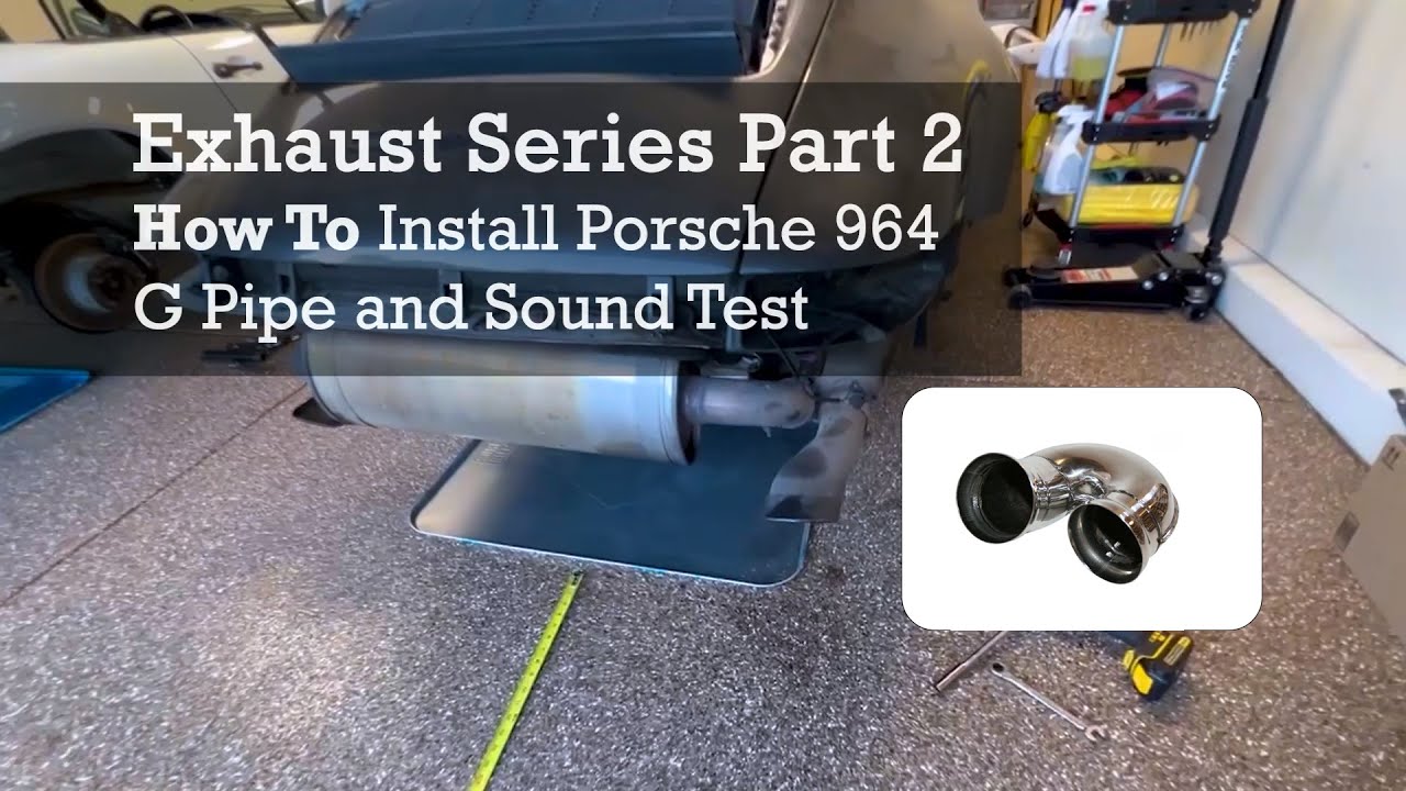 Exhaust Series Part 2: Porsche 964 Secondary Muffler Removal, Dansk G-Pipe Install, and Sound Test